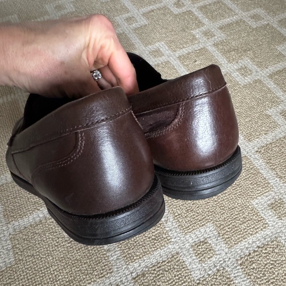 Rockport Leather Penny Loafers Brown Comfort Dress Shoes Size 10.5 - Picture 8 of 15
